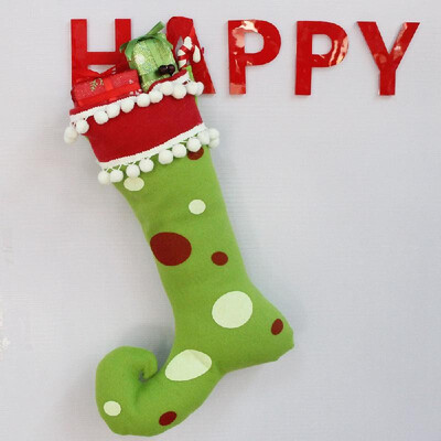 

Christmas Childrens Candy Gift Bags Christmas Apple Bags Non-woven Gift Boots Festival Decor