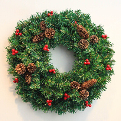 

FUNNYBUNNY Christmas wreath door ornament Pine decoration door wreath Christmas ornament
