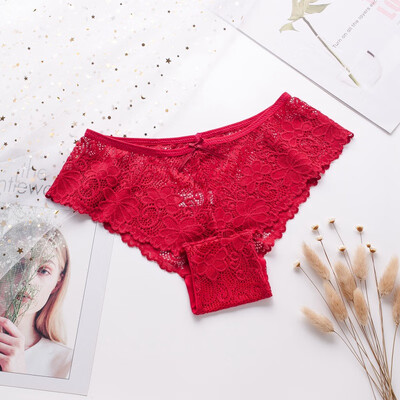 

Women Fashion Sexy Lace Panties Cozy Lingerie Tempting Pretty Briefs High Quality Cotton Low Waist Cute Women Underwear