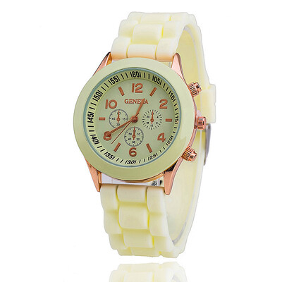 

Domestic watch GENEV diamond watch female quartz watch silicone watch