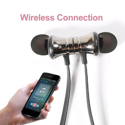 

XT-11 Bluetooth 41 Wireless In-ear Headphones Outdoor Sport Headsets Music Earphone Magnetic Suction Built-in Microphone Line Con