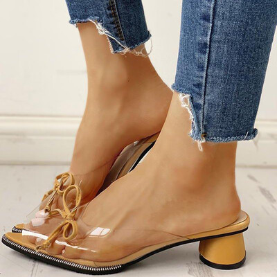 

Rose Women Ladies Fashion Bowkont Solid Peep Toe Casual Slipper Shoes Sandals