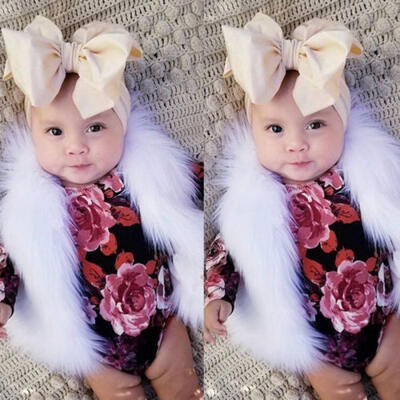 

Fashion Baby Baby Girl Faux Fur Winter Waistcoat Warm Vest Toddler Outerwear Coat