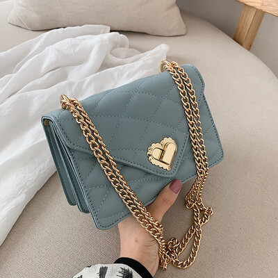 

Small bag female new Korean version of the fashion rhombic chain single shoulder Messenger bag small square package tide