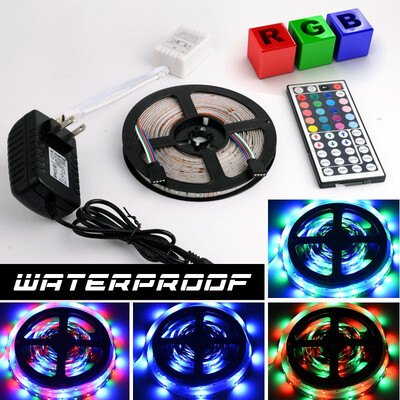 

Multi Color 5M 164ft Waterproof 3528 SMD 300 LED Flexible Light Strip Decor 12V