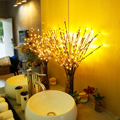 

Gobestart LED Willow Branch Lamp Floral Lights 20 Bulbs Home Christmas Party Garden Decor