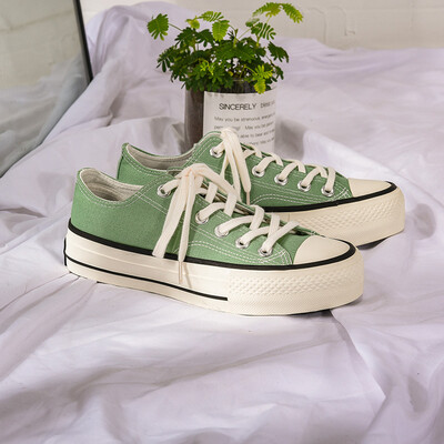 

Comet EVENSTAR platform canvas shoes female students Korean version of Harajuku ulzzang wild ins increased shoes