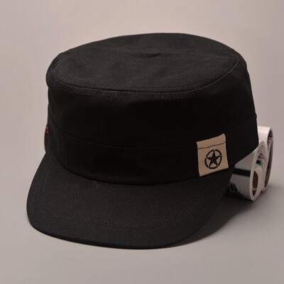 

Casual Cotton Baseball Cap Men Flat Top Cotton Golf Hat Casual Accessories Beret
