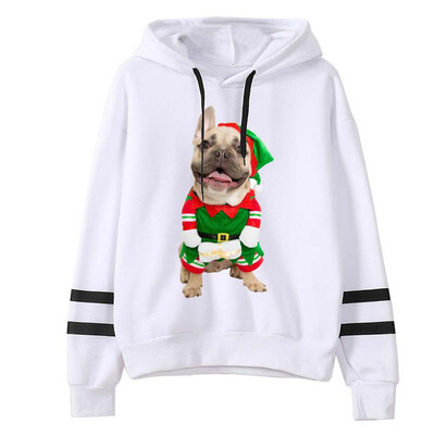 

Tailored Women Christmas Print Hooded Long Sleeves Sweatshirt Hooded Pullover Tops Shirt