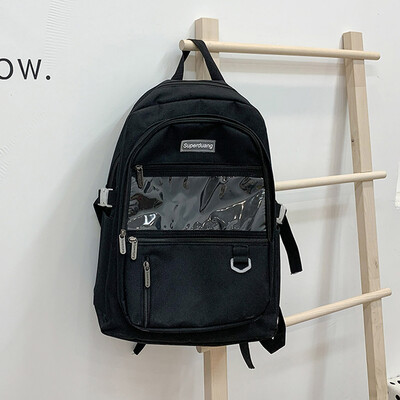 

Tailored Fashion Women Oxford Letter Backpack Large Capacity Bags Package Shoulder Bags