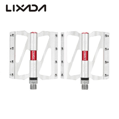 

Lixada Bike Bicycle Pedals MTB Mountain Road Bike Pedals Platform Lightweight CNC Aluminum Alloy Cycling Hollow Pedals