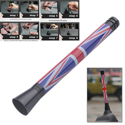 

42 Inches UK Flag Style Roof Fender Radio Antenna Accessory For BMW Mini Cooper