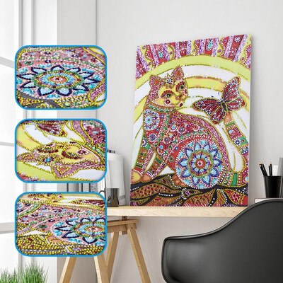

Siaonvr Special Shaped Diamond Painting DIY 5D Partial Drill Cross Stitch Kits Crystal R