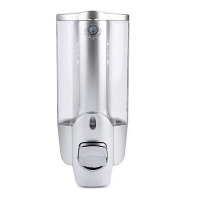 

New 350ml NEW Wall Mount Soap Sanitizer Bathroom Shower Shampoo Dispenser Home