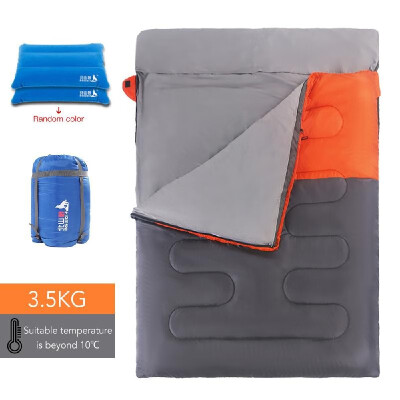 

Double Adults Couple Thermal Cotton Sleeping Bag for Outdoor Camping Resting