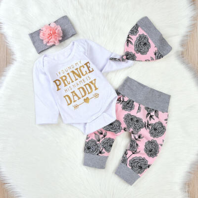

Toddler Baby Girls RomperPantsHatHeadband Jumpsuit Bodysuit Clothes Outfit US
