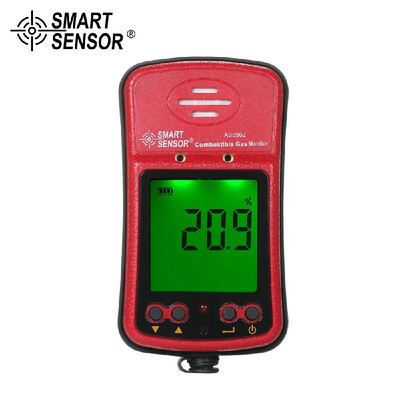 

SMART SENSOR Professional Combustible Gas Detector Industrial Digital Handheld Portable Automotive Gas Leak Tester Gas Sniffer wit