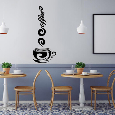 

〖Follure〗Coffee Mugs Tea Coffee Art Decal Vinyl Wall Stickers Kitchen Pub Deor