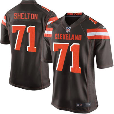 

Youth Football Jersey Cleveland Browns Danny Shelton Brown Game Jersey