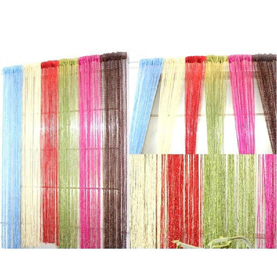 

Fly Screen Fringe Tassel String Curtain Room Divider Window Decoration Vertical Door Curtain