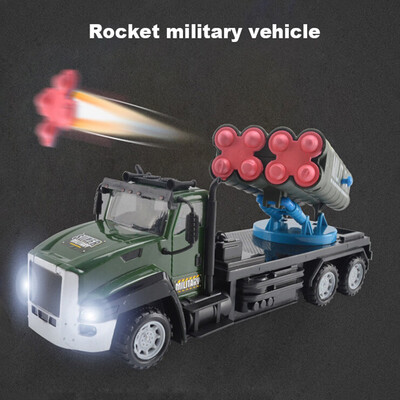 

Tailored Four-way Remote Control Military Missile Car Rocket Car Childrens Toy Model Car