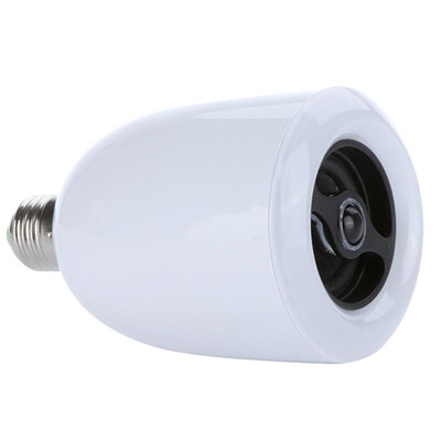 

Wireless LED Lamp BT Audio Speaker E27 Music Playing & Lighting Remote Control Adjustable Brightness Volume