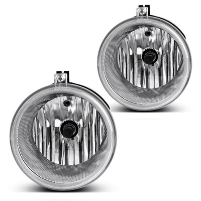 

for 2006-2010 Jeep Grand Cherokee Commander Clear Bumper Fog Lights Lamps PAIR