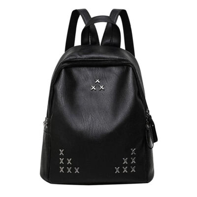 

Women Fashion Backpacks Brand Designer PU Rivet Women Bags Teenage Girl School Bags Large Capacity Backpacks Travel Bags