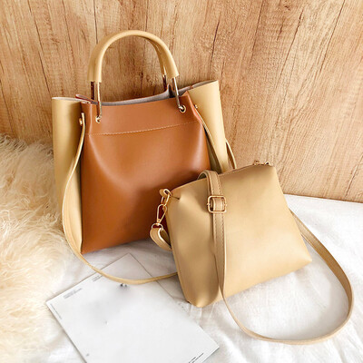 

Tailored Fashion Ladies Leather Color Matching Versatile Handbag Shoulder BagSmall Bag