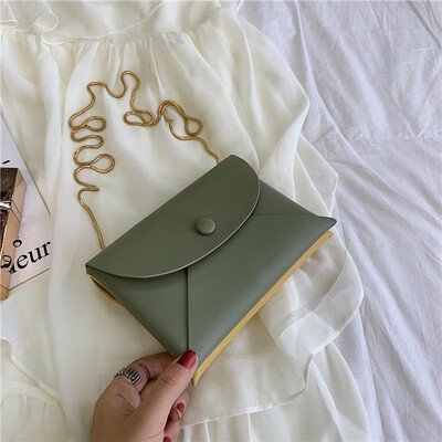 

Advanced sense of foreign style womens bag ins super fire chain bag new 2019 fashion envelope bag shoulder Messenger bag