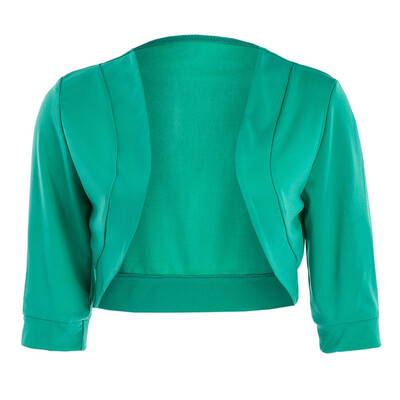

Fashion Solid Color Large Size Cardigan Jacket Women Casual Long Sleeve Short Small Suit Jacket For Women Clothes 2019 New