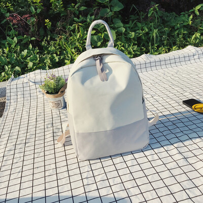 

Fashion Women Canvas Candy Color Printing Backpacks Shoulder Bags Zipper Package