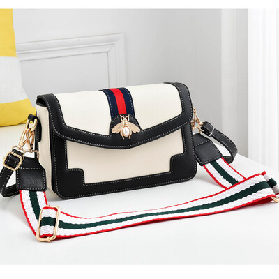 

On the new female bag fashion Korean version of the fashion 100 lap women single shoulder bag oblique satchel ins summe