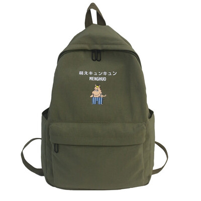 

High school cute backpack female cartoon little fresh bag female Korean Harajuku ulzzang Japanese duck backpack