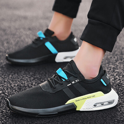 

New casual mens shoes comfortable breathable sports shoes non-slip wear running shoes soft bottom breathable student net sho