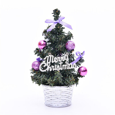

Mini Christmas Tree Home Holiday Decor Festival Miniature Artificial Table 20cm