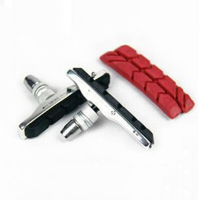 

1XPair Mountain Bicycle Brake Pads Aluminum Alloy With 2Pair Rubber Pad Pratical
