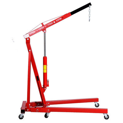

2 TON Red Color 4000 lb Engine Motor Hoist Cherry Picker Shop Crane Lift New