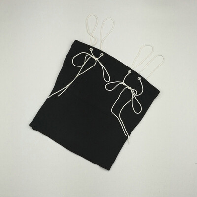 

Womens Spaghetti Strap Solid Crisscross Knitted Camisole