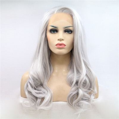 

Dolago Long wavy Free Part Lace Front Wigs Heat Resistant Synthetic wigs for Women
