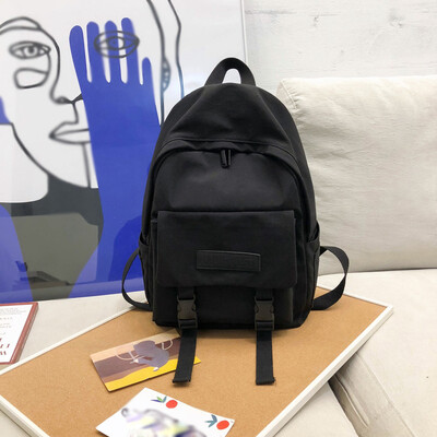 

Tailored Student Bag Female Fresh Literary Shoulder Bag Canvas Computer Bag Travel Bag