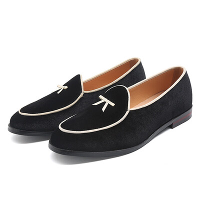 

Mens casual shoes silk velvet shoes male
