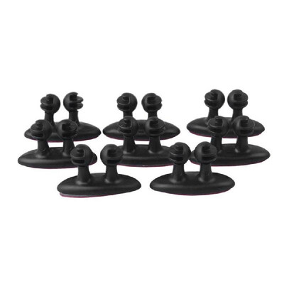 

8pcs Car Adhesive Wire Cord Clip Cable Holder Tie Fixer Line Organizer Drop