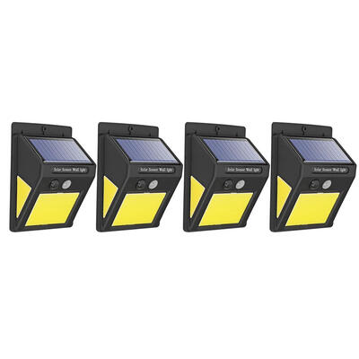 

60LED COB Outdoor Solar Lamp Motion Sensor Waterproof Path Night Wall Light