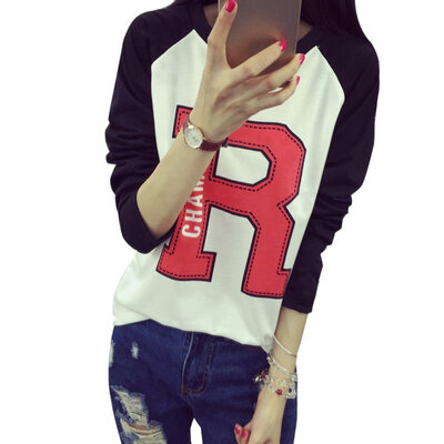 

Women Casual Long Sleeve Printed Hoodie Jumper Pullover Sweatshirt Tops Shirts