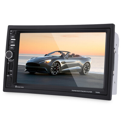 

7020G 7 inch Car Audio Stereo MP5 Player 12V Auto Video Remote Control Rearview Camera GPS Navigation Function