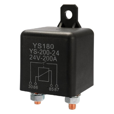 

YS180 200A 24V Car Relay Small Size Lightweight Portable Vehicle Electronic Control Element with 7 Silver Contactors