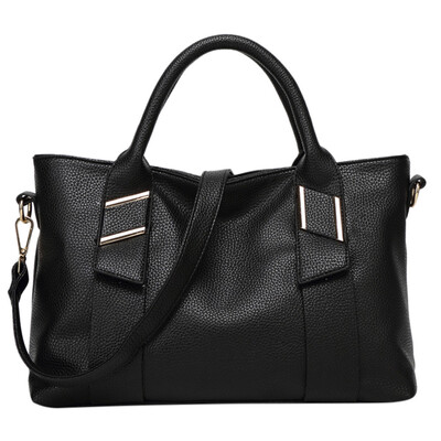 

Tailored Women Large Capacity Simple All-purpose Fashion Soft Leather Shoulder Bag Totes