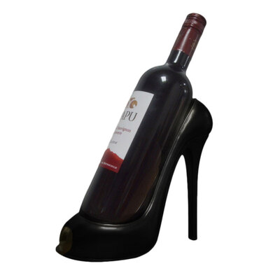 

Creative High Heel Shoe Wine Bottle Rack Holder Home Office Bar Decorative Shelf