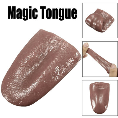 

〖Follure〗Kuso Tongue Trick Magic Horrible Tongue Fake Tounge Realistic Elasticity Toy
